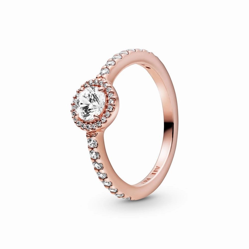 FINAL SALE - Pandora Classic Sparkle Halo Ring, size 4.5