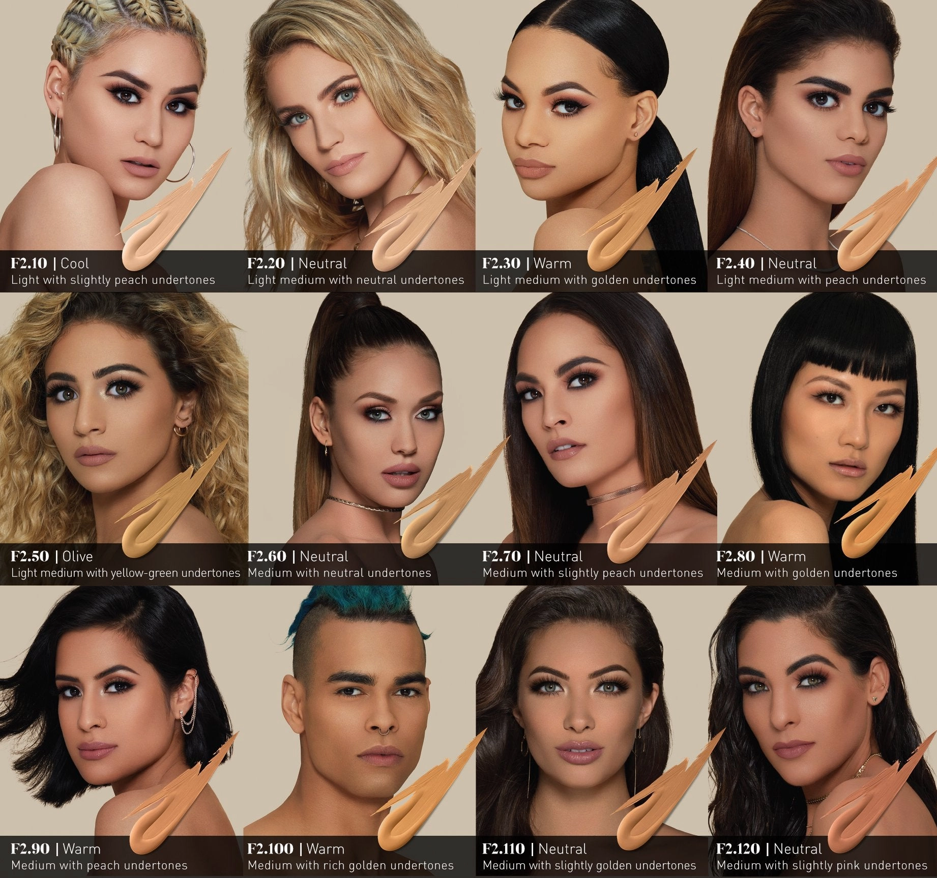 FLUIDITY Sleek - FOUNDATION F2.60 FULL-COVERAGE Unbeatable range