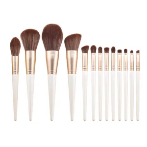 Foundation Eyebrow Makeup 13PCS Cosmetic Tools Brush Eyeshadow Brush Sets Brush Beautify Store Vanity (Multicolor, One Size)