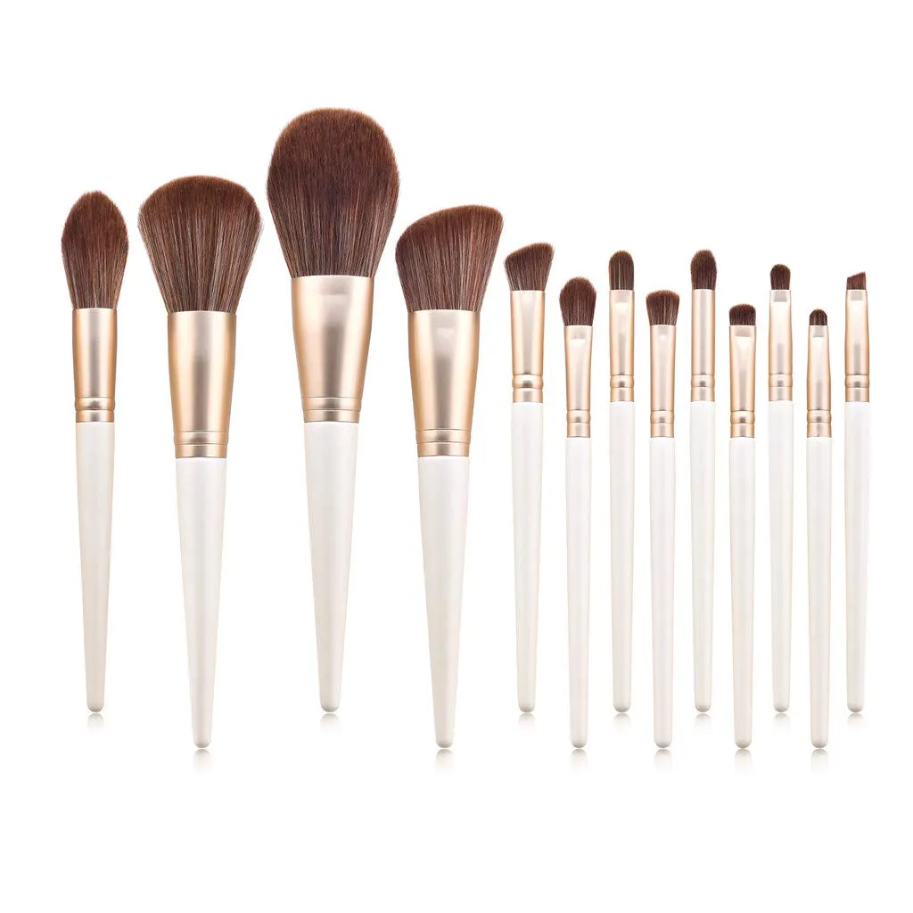 Foundation Eyebrow Makeup 13PCS Cosmetic Tools Brush Eyeshadow Brush Sets Brush Beautify Store Vanity (Multicolor, One Size)