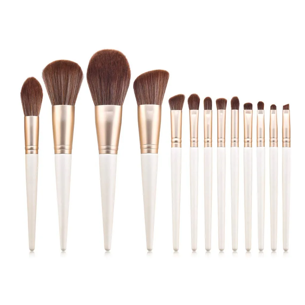 Foundation Eyebrow Makeup 13PCS Cosmetic Tools Brush Eyeshadow Brush Sets Brush Beautify Store Vanity (Multicolor, One Size)