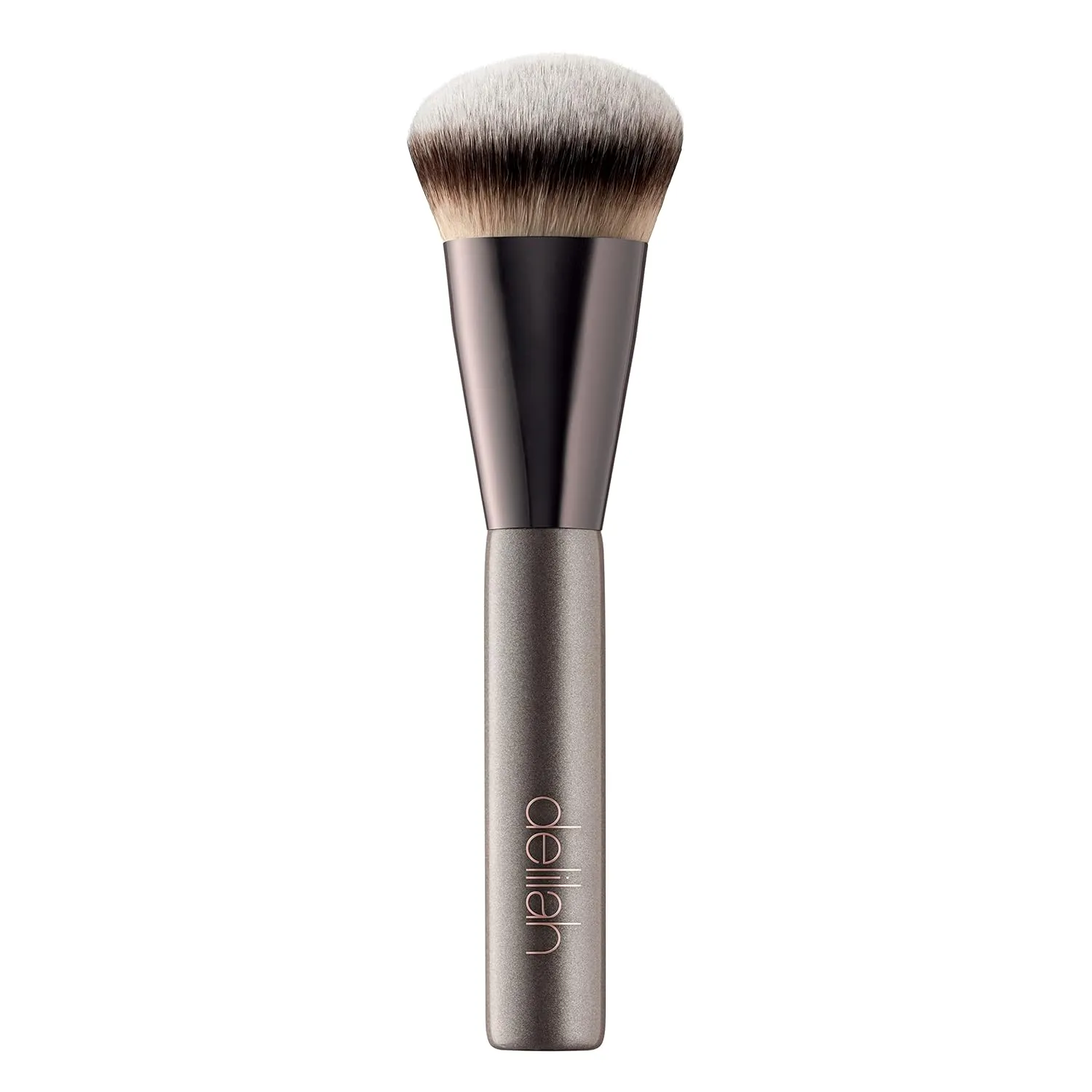 Full Coverage Foundation Brush - Wooden HAndle - Vegan Fibres Angled Makeup Brush - For all Skin Type - Cruelty Free - 1 Pc