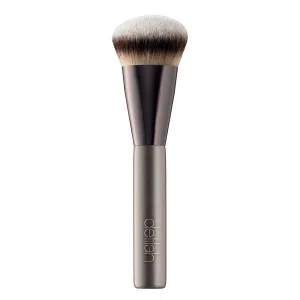 Full Coverage Foundation Brush - Wooden HAndle - Vegan Fibres Angled Makeup Brush - For all Skin Type - Cruelty Free - 1 Pc