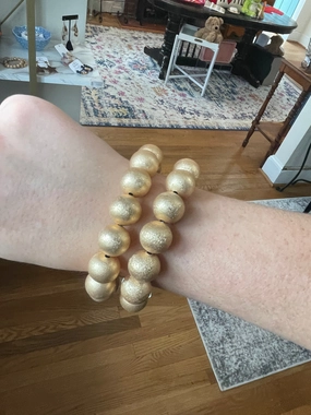 Gold Ball Bracelets