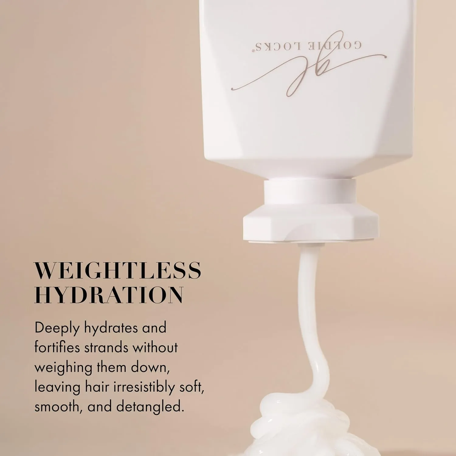 Goldie Locks Ultra Hydrating Signature Conditioner, Safe for Extensions & Color Treated Hair, Moisturizing, Revives Split Ends, Protects Against Dryness, Frizz, Adds Shine & Hydration, 8.45 fl oz