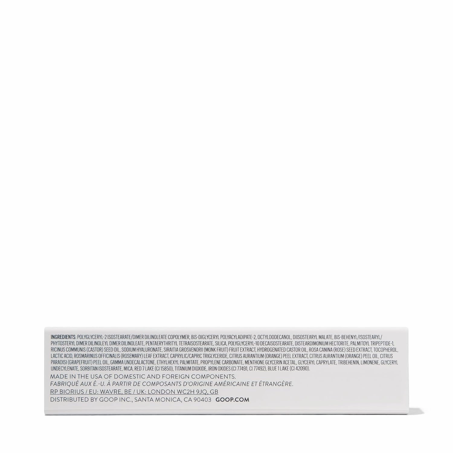 goop Beauty Hydra-Barrier Gel Gloss | Hydrating Lip Gloss to Moisturize & Plump Lips | Hyaluronic Acid & Vitamin E | Fig - Sheer Aubergine | 0.13 oz