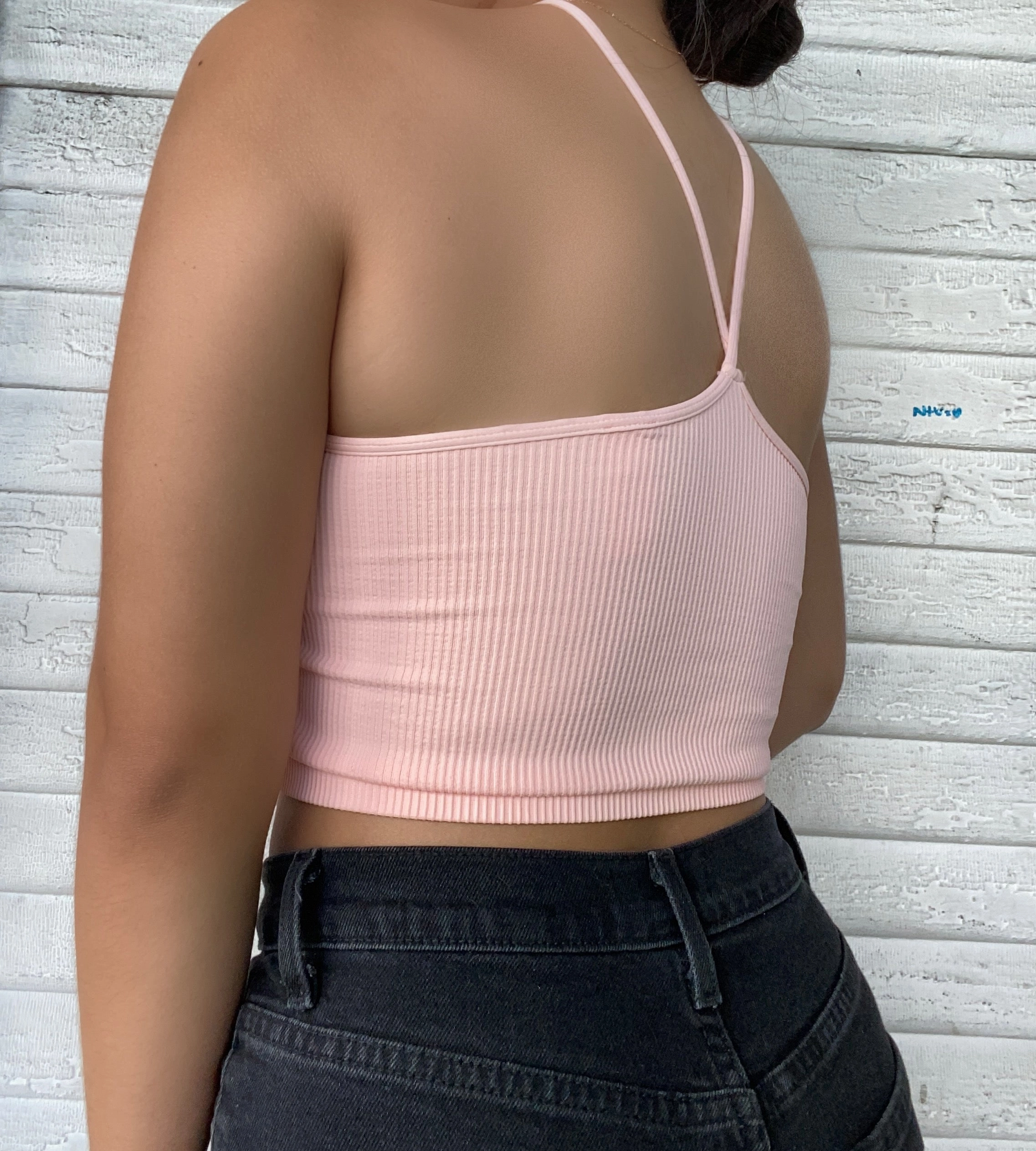 Halter top (peach blush)