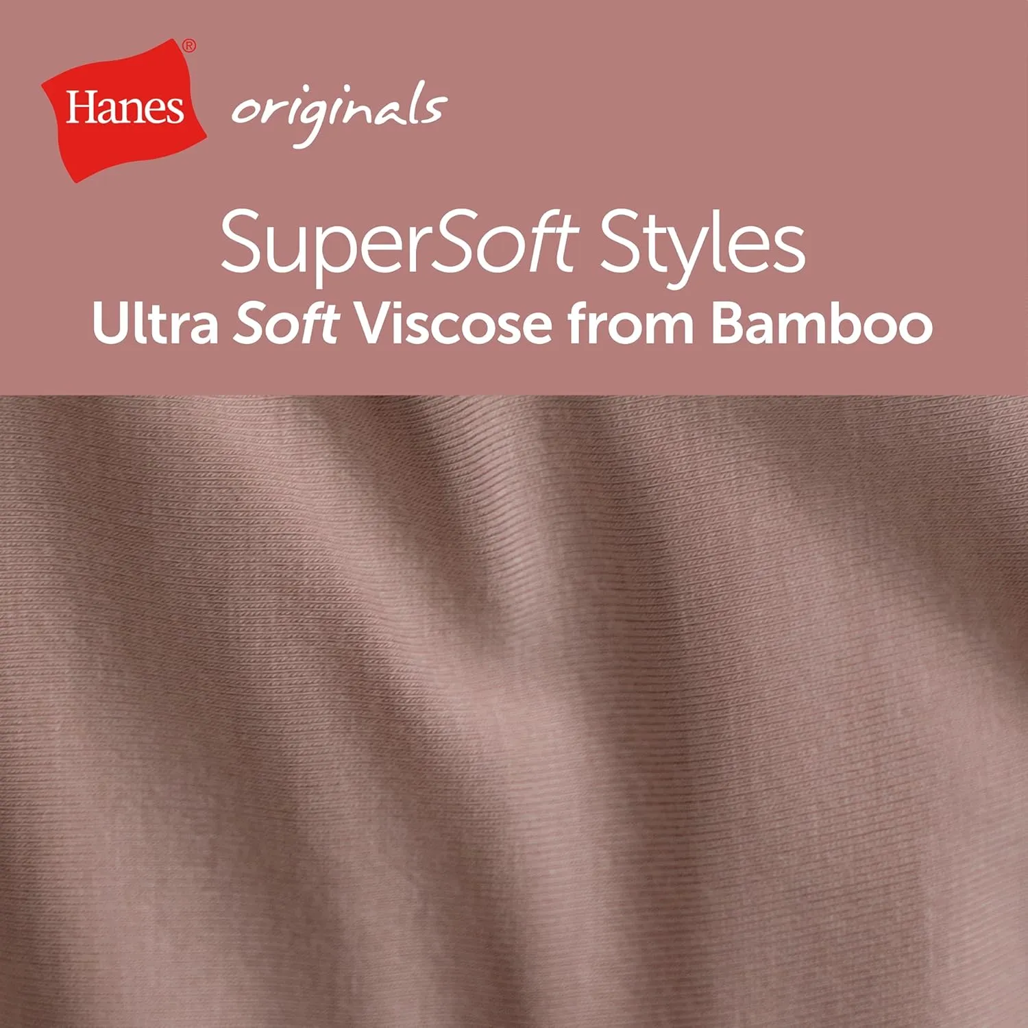 Hanes Women's Originals Ultra SuperSoft Boxer Brief Underwear (5-Pack)