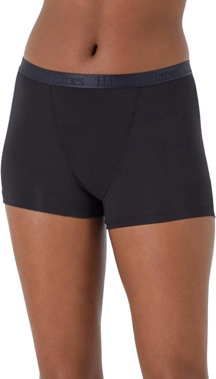 Hanes Women's Originals Ultra SuperSoft Boxer Brief Underwear (5-Pack)