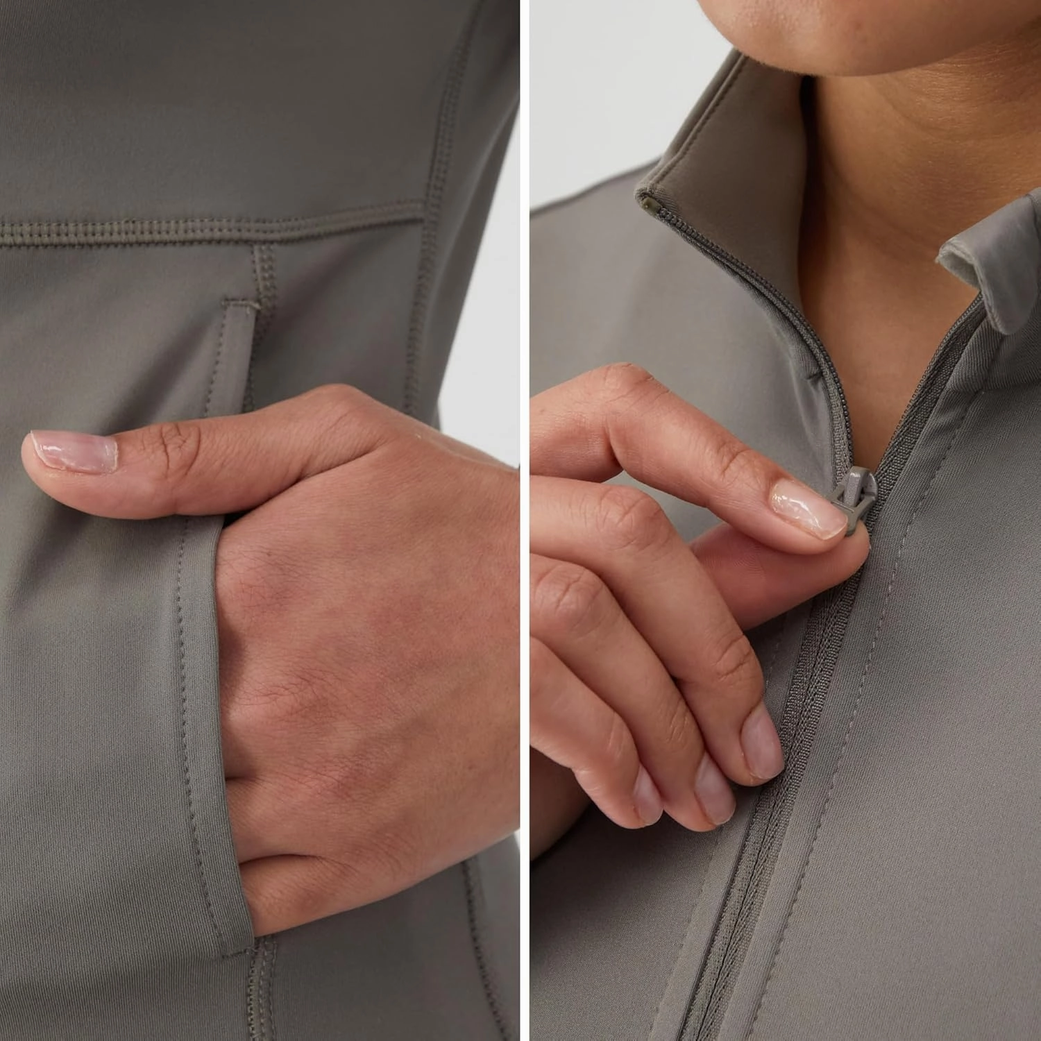 Hanes Women's Moves Workout, Soft & Stretchy Yoga, Moisture-Wicking Full-Zip Studio Jacket