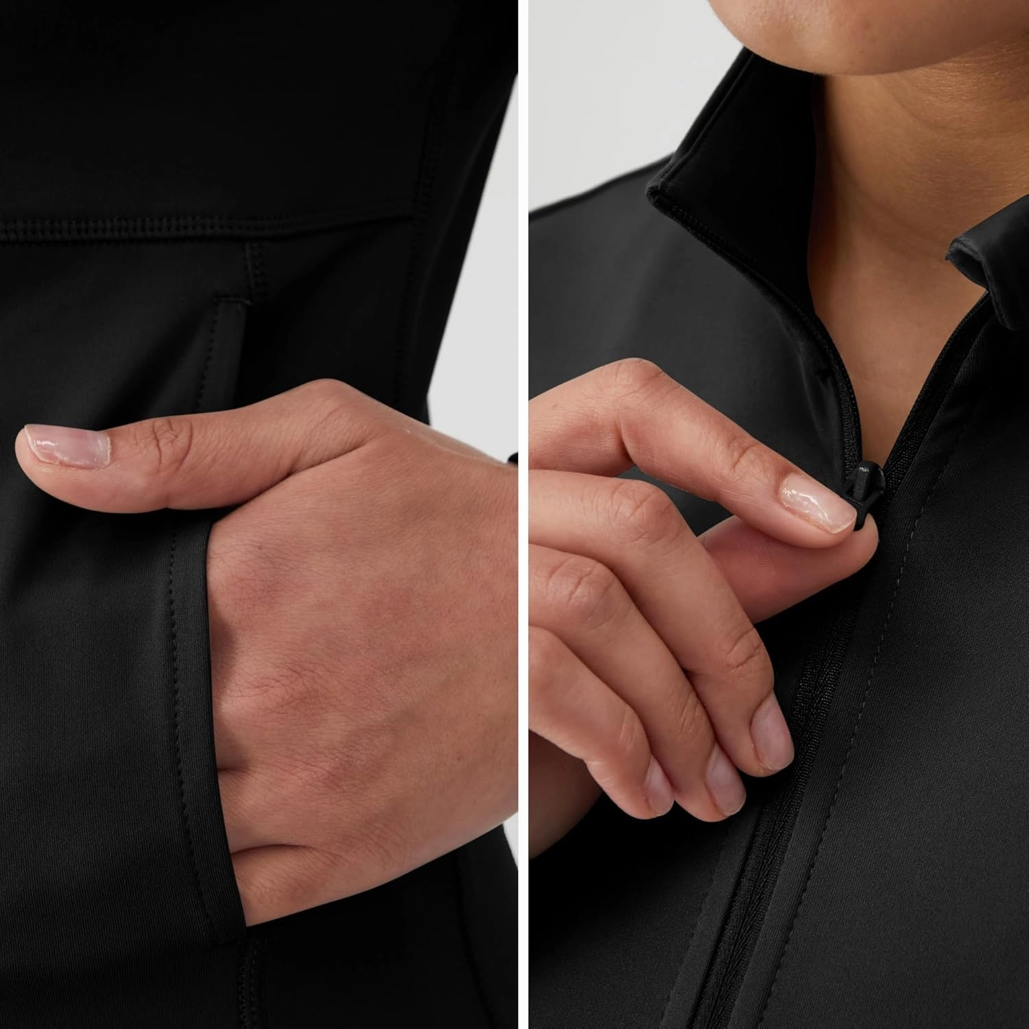Hanes Women's Moves Workout, Soft & Stretchy Yoga, Moisture-Wicking Full-Zip Studio Jacket
