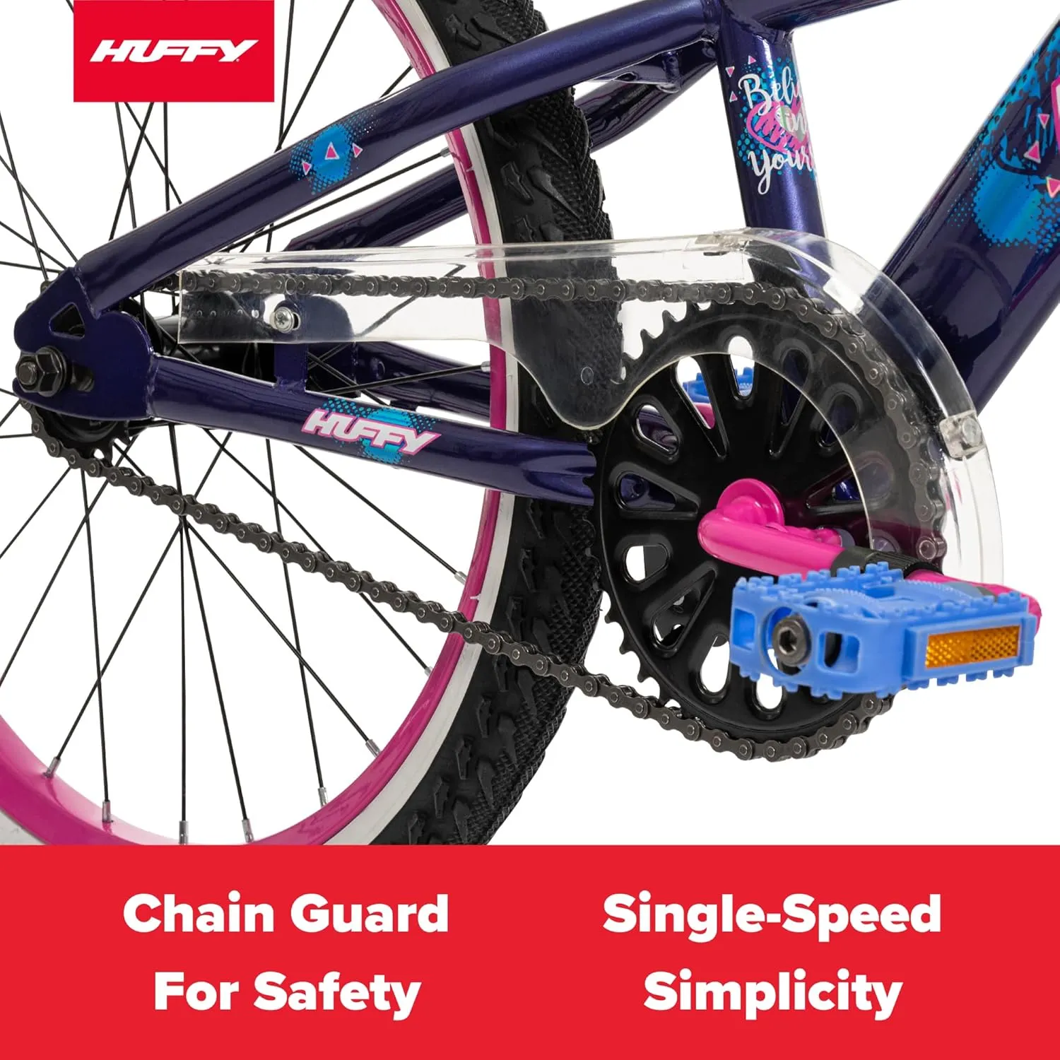 Huffy Boys and Girls 20" Bikes, Ideal for Ages 5 , Rugged and Durable Design, Easy to Assemble, Multiple Designs and Color Options Available, Beginner Level Rider