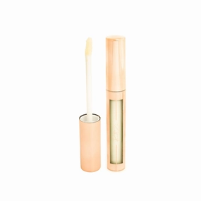 Hyaluronic Plumping Lip Gloss in Ivory Rose - Hydrating and Anti-Aging with Hydrolyzed Marine Collagen and Mustard Sprout Extract