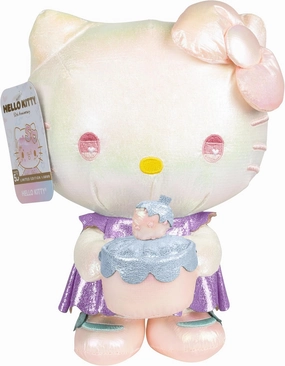 Jazwares Hello Kitty and Friends, Ultra Premier 8-inch Hello Kitty Plush, Limited Edition - 5 Decades of Friendship - Officially Licensed Sanrio Product from