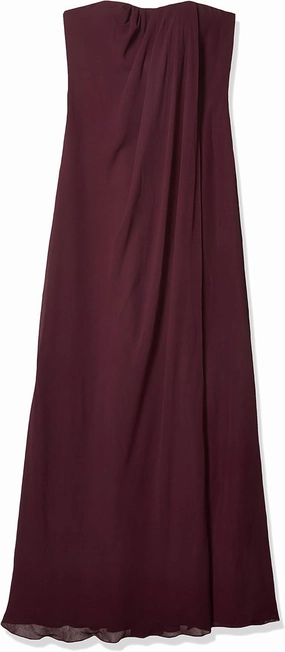 Jenny Yoo Women's One Size Racquel Strapless Chiffon Gown