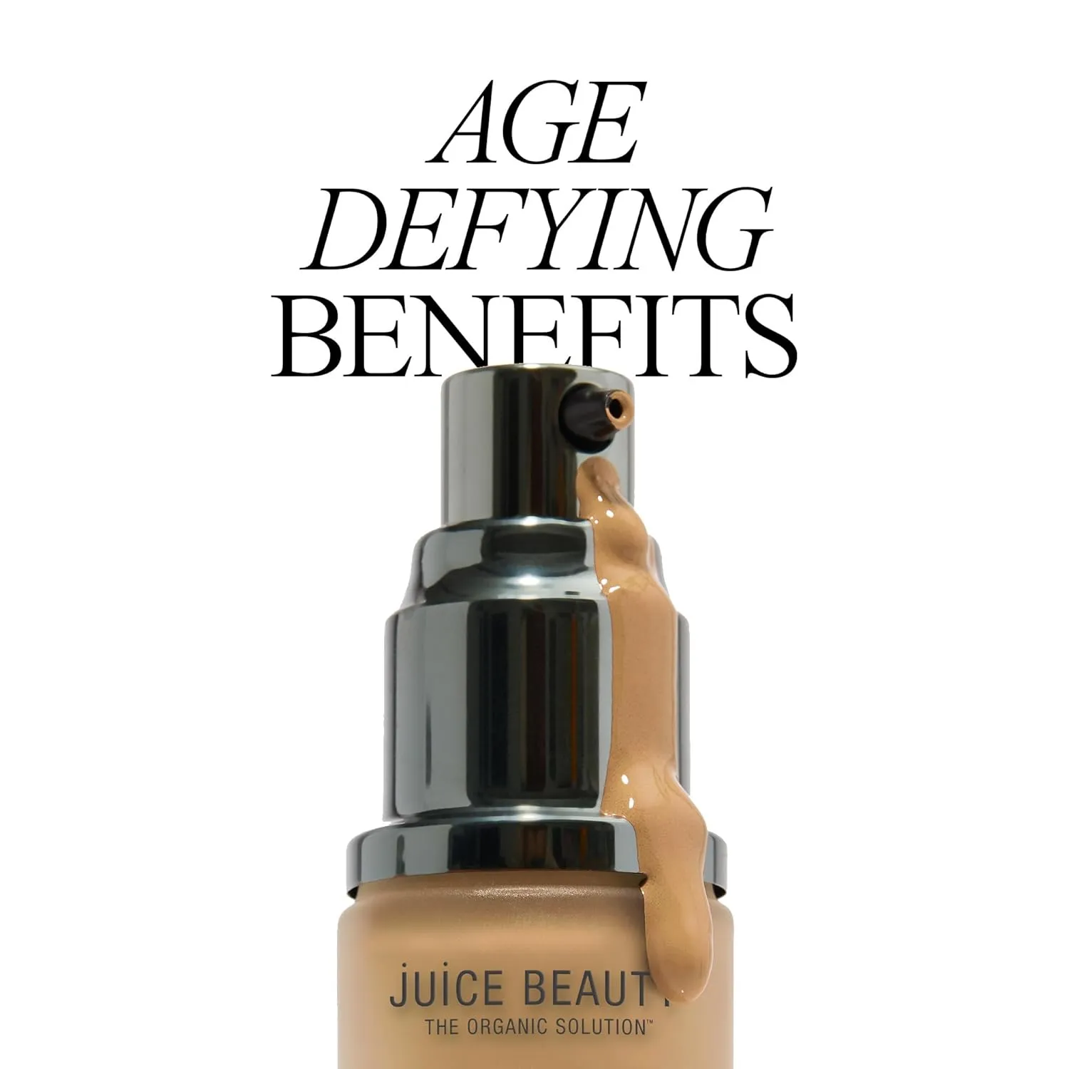 Juice Beauty Phyto-Pigments Flawless Serum Foundation - 08 Cream - 30 mL - Medium-to-Full, Long-Lasting Coverage - Reduces Look of Wrinkles   Pores - Vegan, Cruelty Free