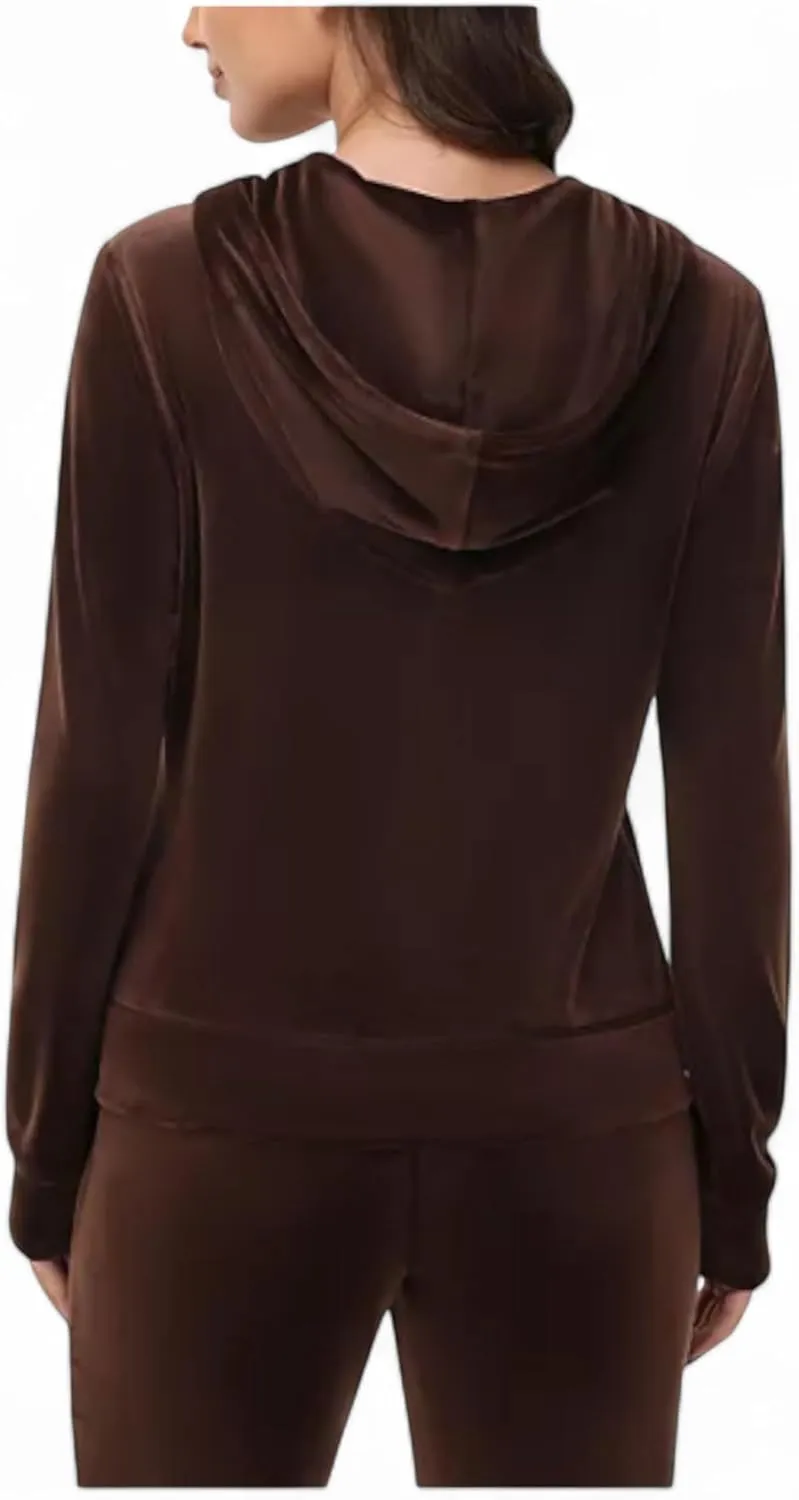 Juicy Couture Women's Bling Velour Hoodie