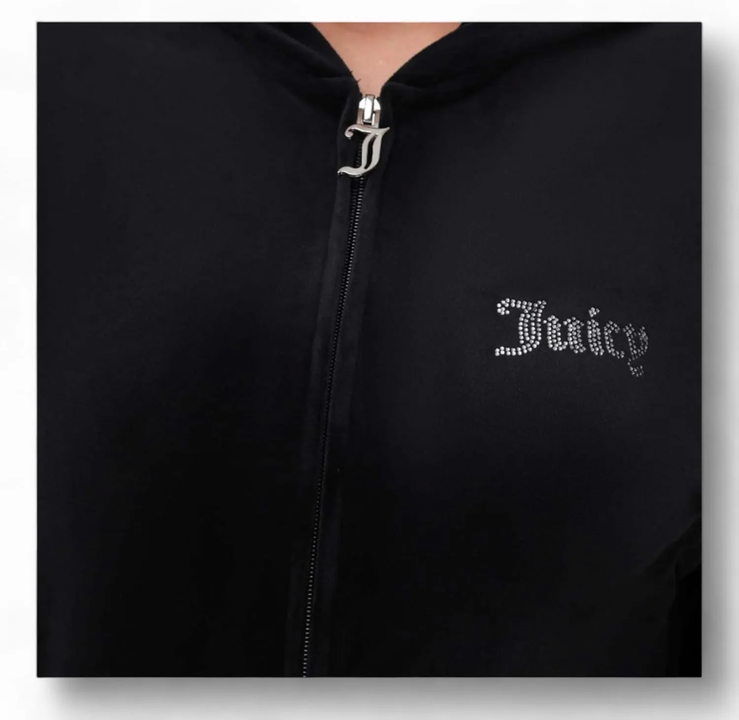 Juicy Couture Women's Bling Velour Hoodie