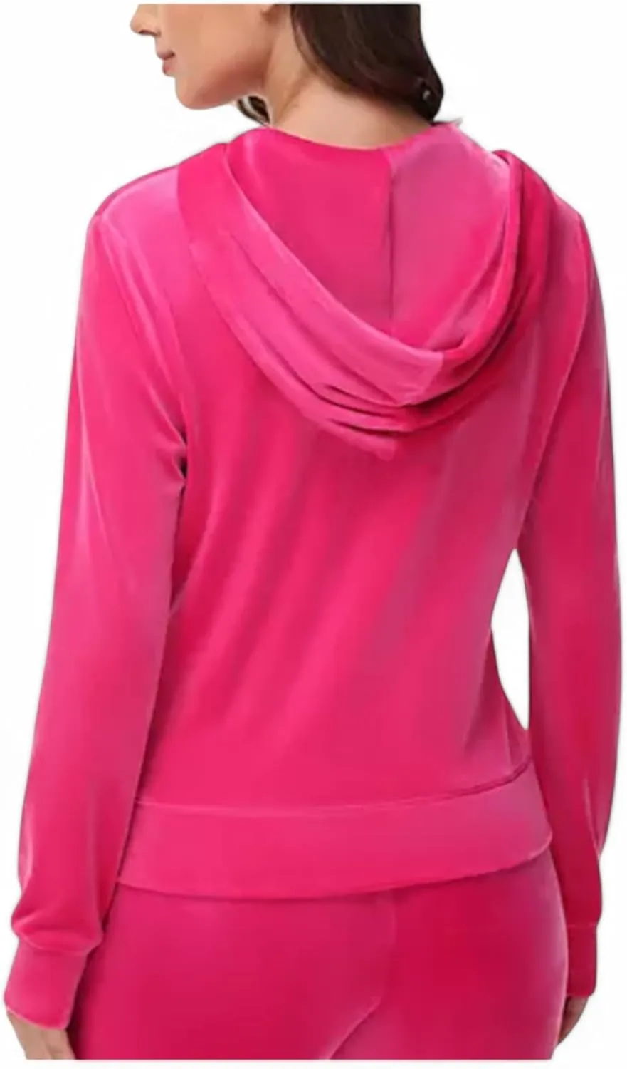 Juicy Couture Women's Bling Velour Hoodie