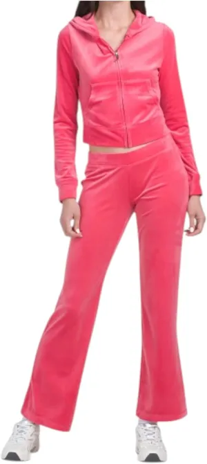 Juicy Couture Women's Bling Velour Tracksuit (US, Alpha, Small, Regular, Regular, Watermelon)
