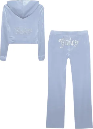 Juicy Couture Women's Bling Velour Tracksuit