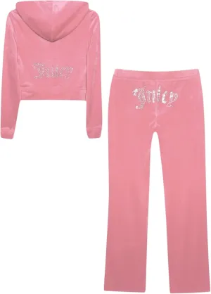 Juicy Couture Women's Bling Velour Tracksuit