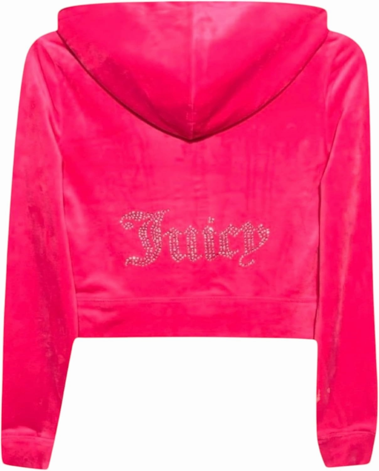 Juicy Couture Women's Plus Size Bling Velour Hoodie