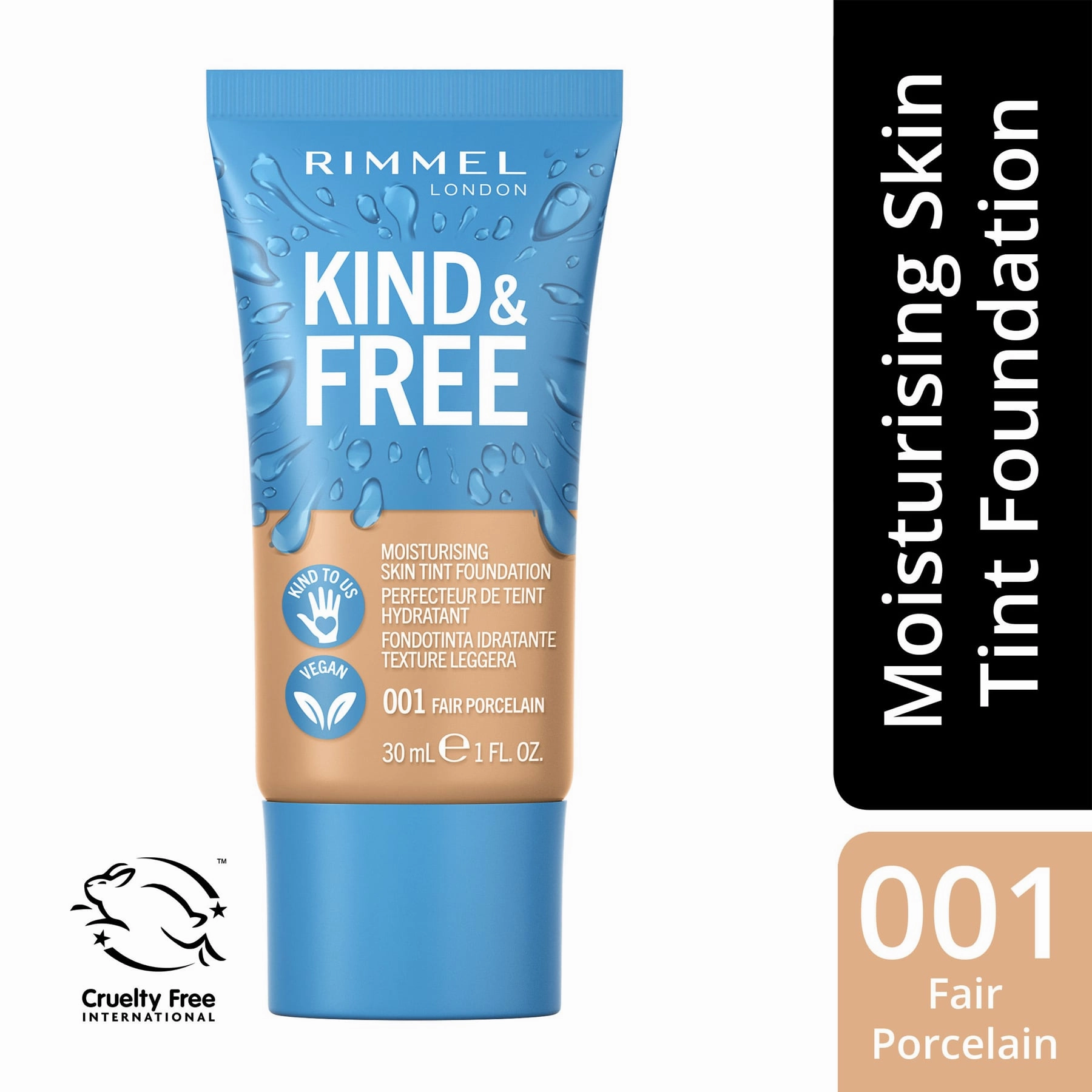 Kind & Free Moisturising Skin Tint Foundation 30ml