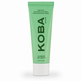 KOBA Light It Up Face Cream - Hydrating Face Cream - For All Skin Types - Floral, Spicy, & Woody Fragrance - Vegan - Natural Ingredients - Safou Oil, Niacinamide, Chaulmoogra & Black Seed Oil