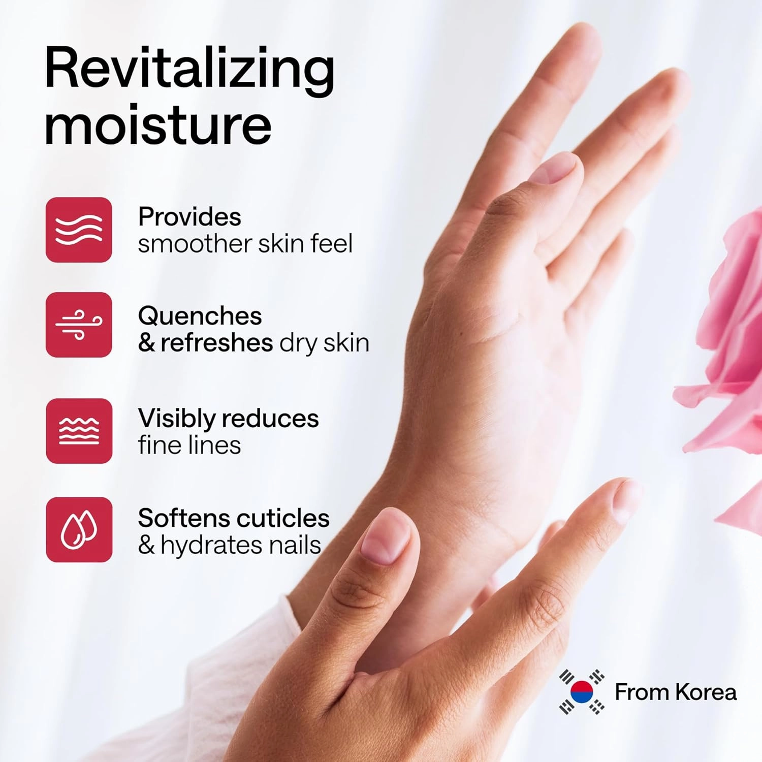 Korean Hand Masks Moisturizing Glove for Dry Hands - Hand Moisturizer Gloves for Women, Men - Hand Therapy Gloves with Collagen, Rose Oil, Shea Butter - White Hydrating Korean Hand Mask Bulk, 12 Pack