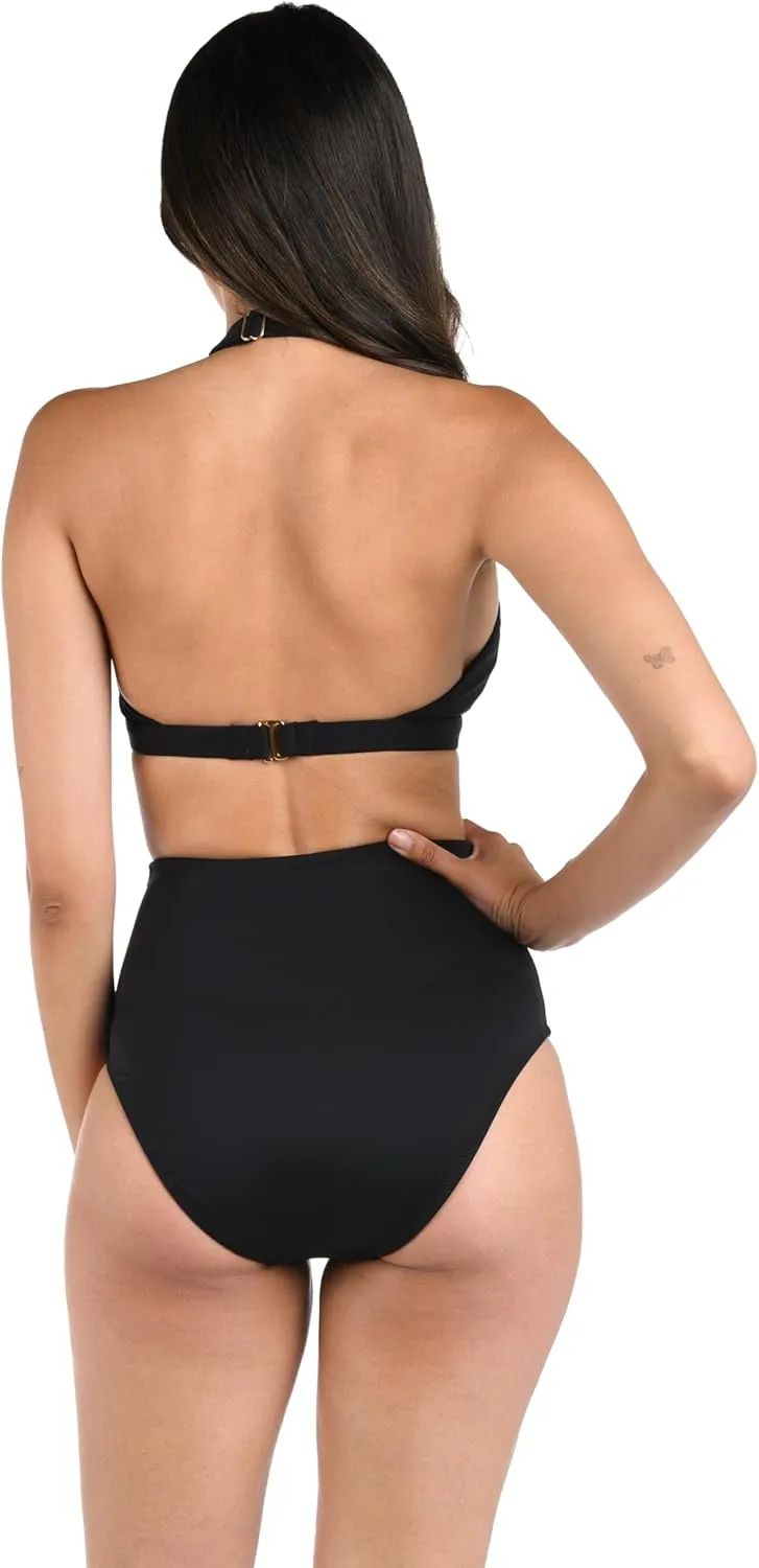 La Blanca Women's Ultra High Waist Swimsuit Bottom