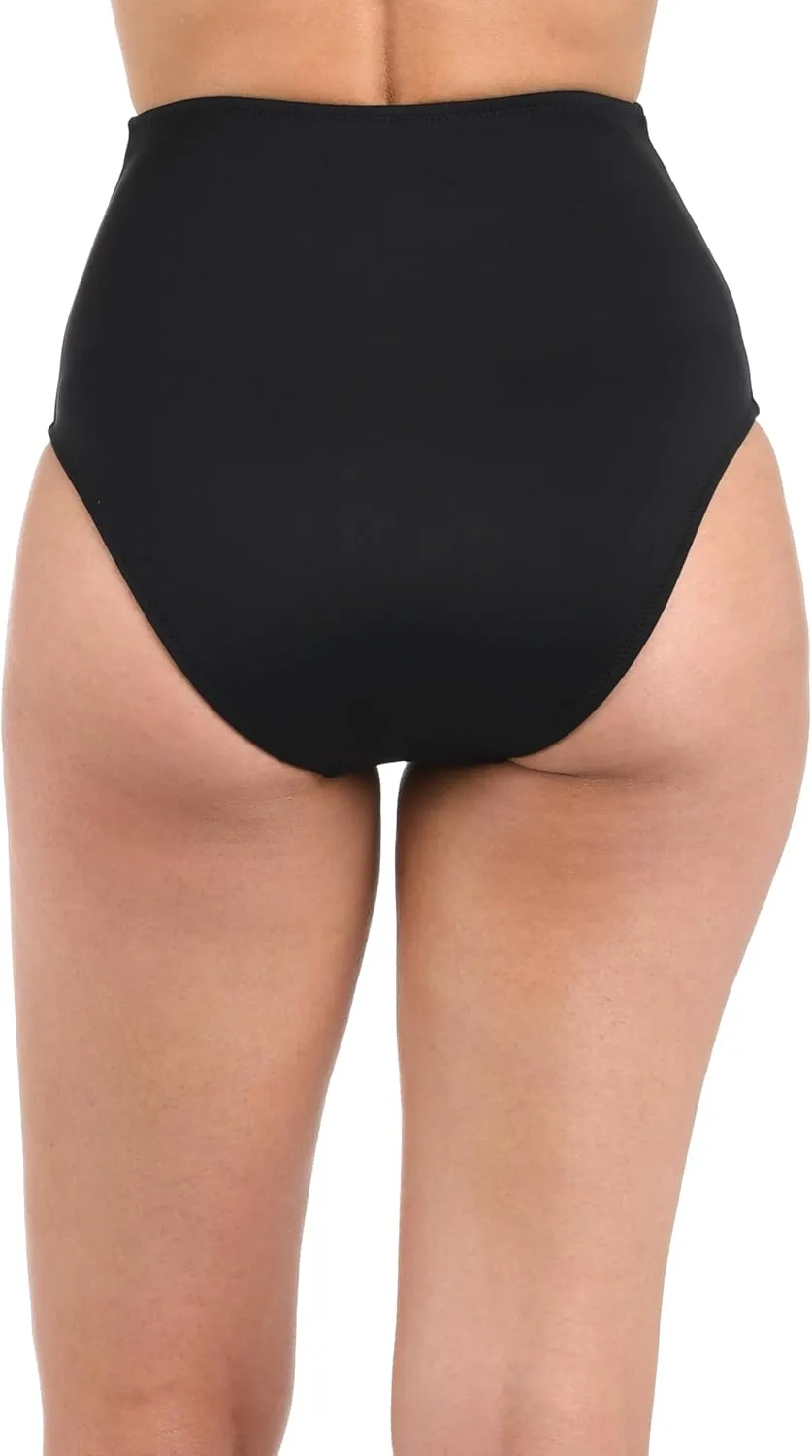 La Blanca Women's Ultra High Waist Swimsuit Bottom