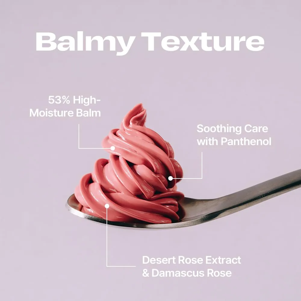 Lip Potion Balmy Rose | Creamy, Hydrating, Rosy Lip Tint with a Subtle Glow | 0.3 Oz (No.7 Tea Rose)