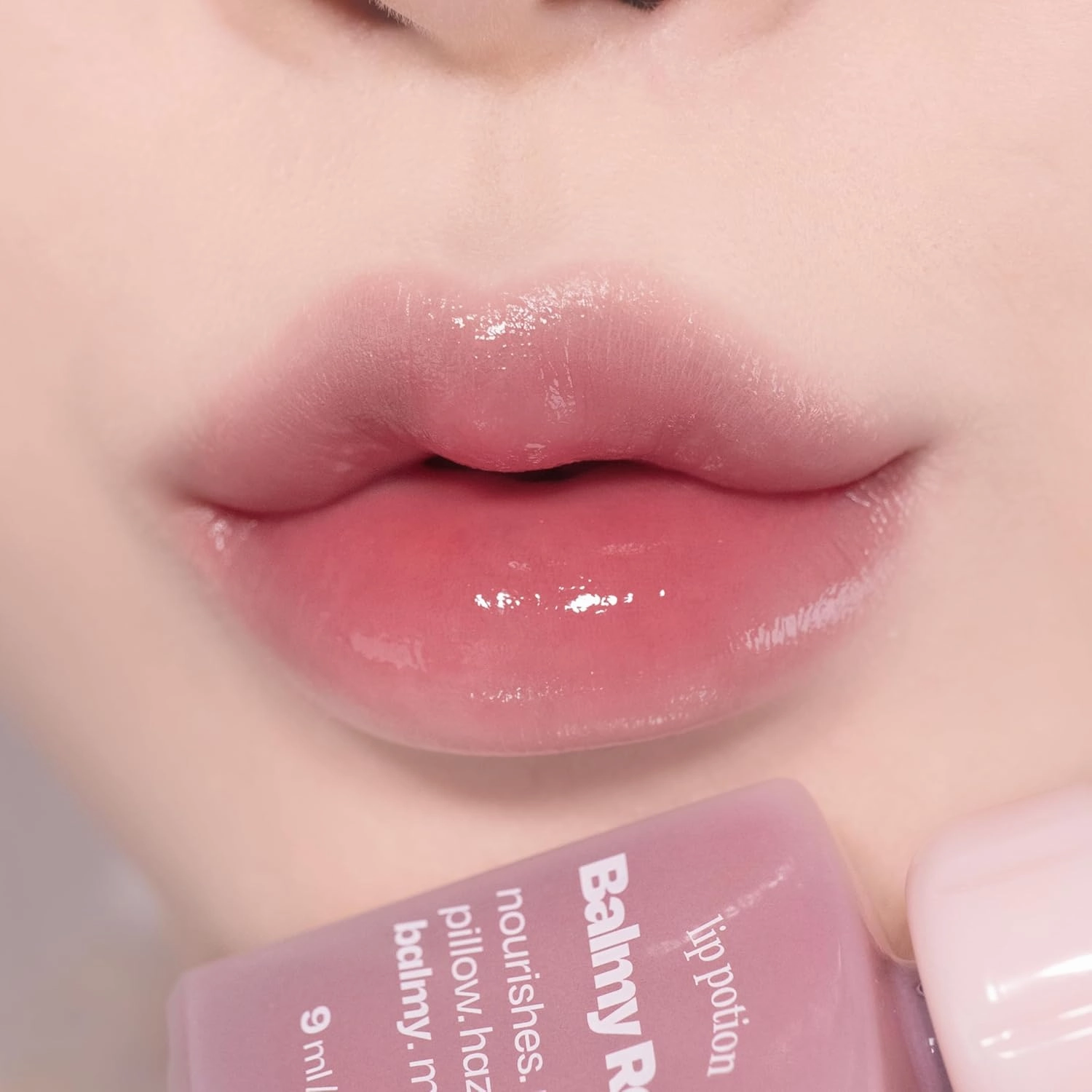 Lip Potion Balmy Rose | Creamy, Hydrating, Rosy Lip Tint with a Subtle Glow | 0.3 Oz (No.3 Soft Mauve)