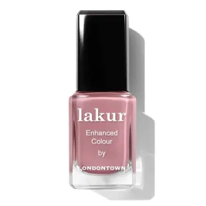 LONDONTOWN lakur Nail Polish - Chip-Resistant, Non-Toxic, Conditions & Hydrates Nails | Glossy Shimmery Sheer Pink, .40 fl oz