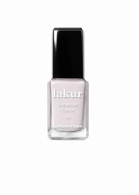 LONDONTOWN lakur Nail Polish - Chip-Resistant, Non-Toxic, Conditions & Hydrates Nails | Glossy Pink Tinted Cream, Ski Bunny, .40 fl oz
