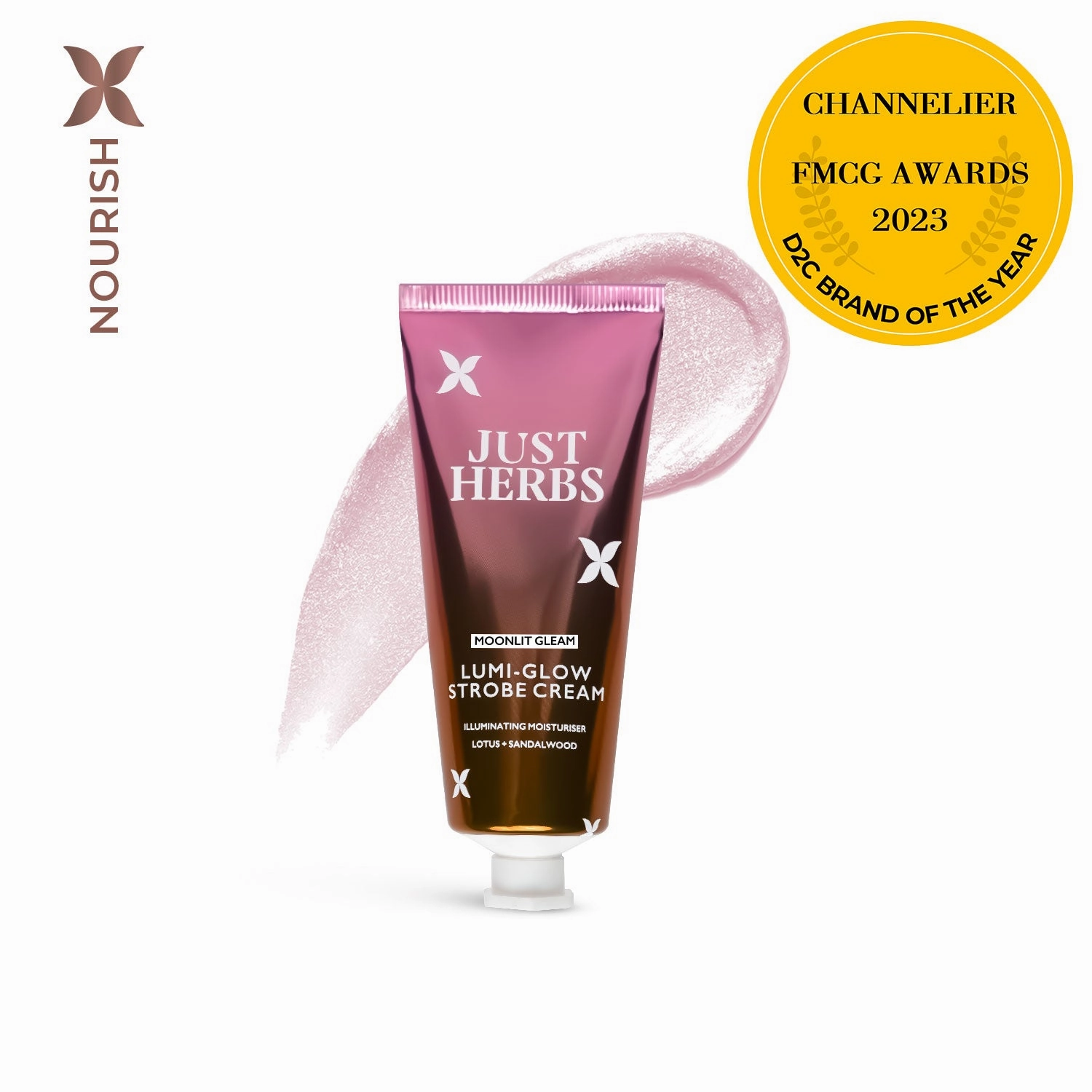 Lumi-glow Strobe Cream with Lotus and Sandalwood: 30 gm