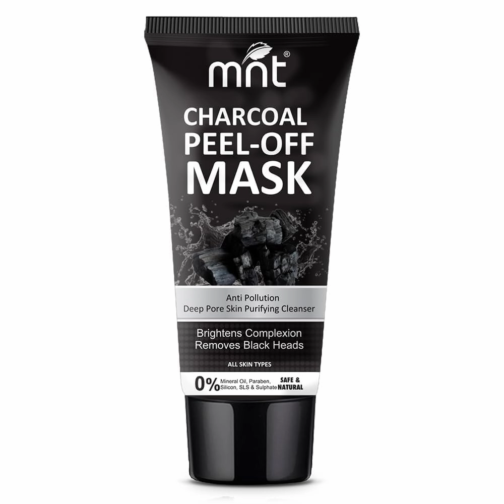 M.N.T Charcoal Peel Off Mask for Women & Men | Removes Blackheads & Whiteheads | Deep Cleansing Charcoal Peel Off Mask for Oily Skin & Dull Face | 100 g