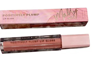 Mally Positively Plump Lip Gloss | High-Shine Hydrating Lightweight - Blessed Bloom