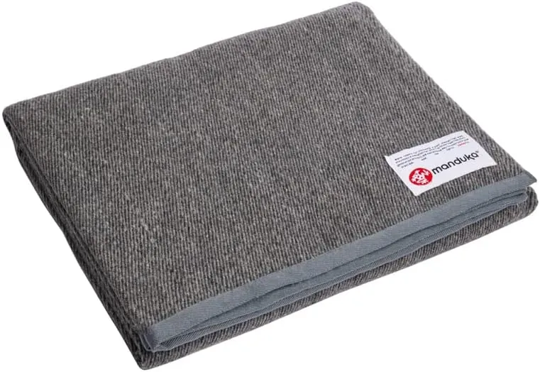 Manduka Cotton Blanket – Premium Yoga Blanket, Peruvian Recycled Cotton, Home Décor, Fitness Accessory
