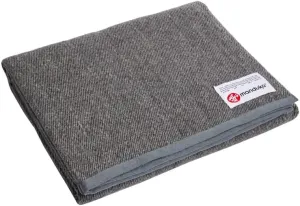 Manduka Cotton Blanket – Premium Yoga Blanket, Peruvian Recycled Cotton, Home Décor, Fitness Accessory