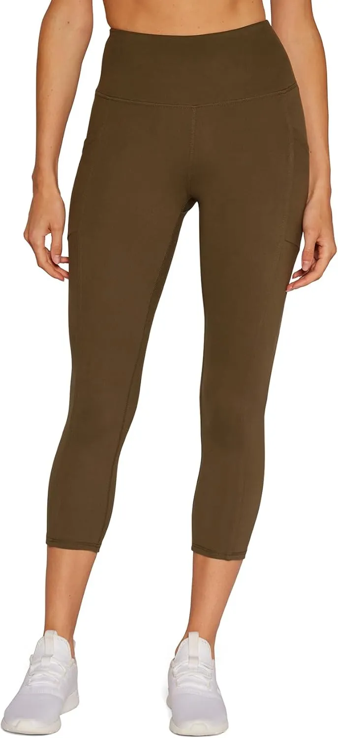 Marika Women's Drew High Waist Tummy Control Mid-Calf Leggings