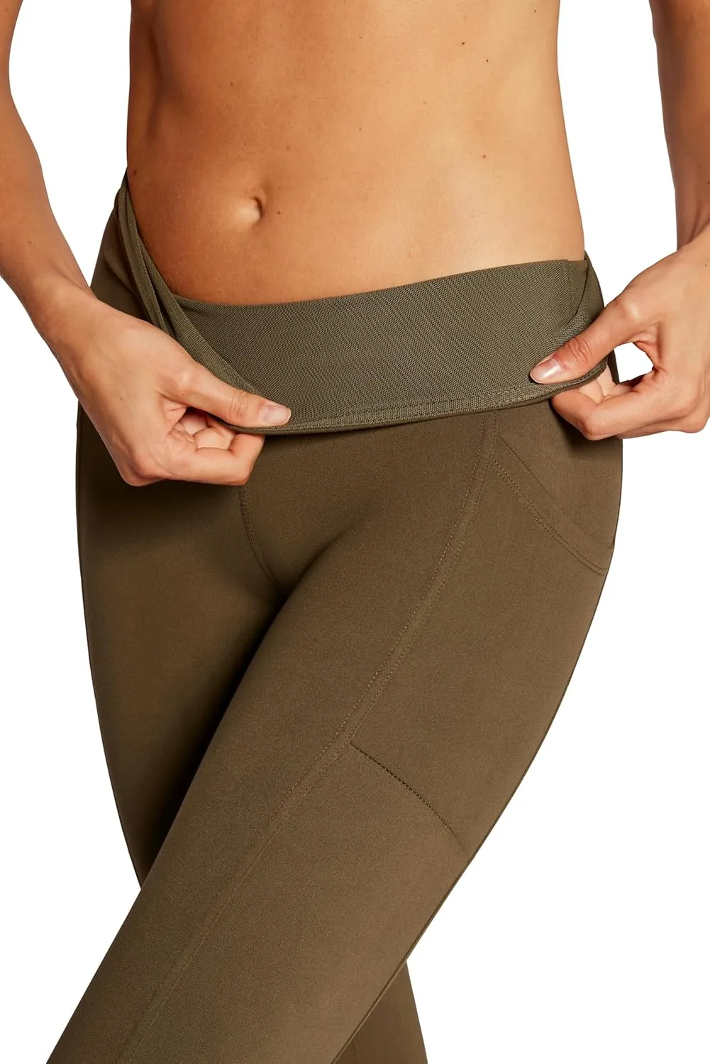 Marika Women's Drew High Waist Tummy Control Mid-Calf Leggings