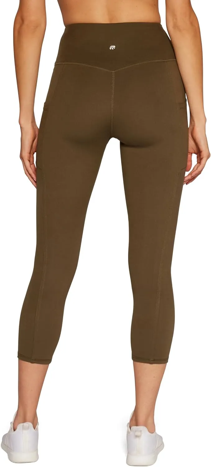 Marika Women's Drew High Waist Tummy Control Mid-Calf Leggings