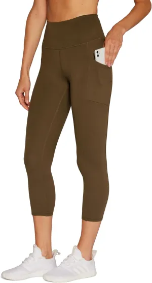 Marika Women's Drew High Waist Tummy Control Mid-Calf Leggings
