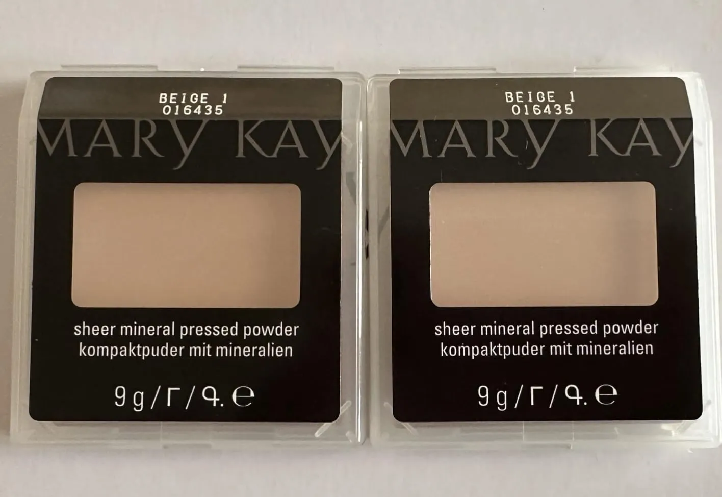 Mary Kay Lot 2 Beige 1 Sheer Mineral Pressed Powder Foundation New