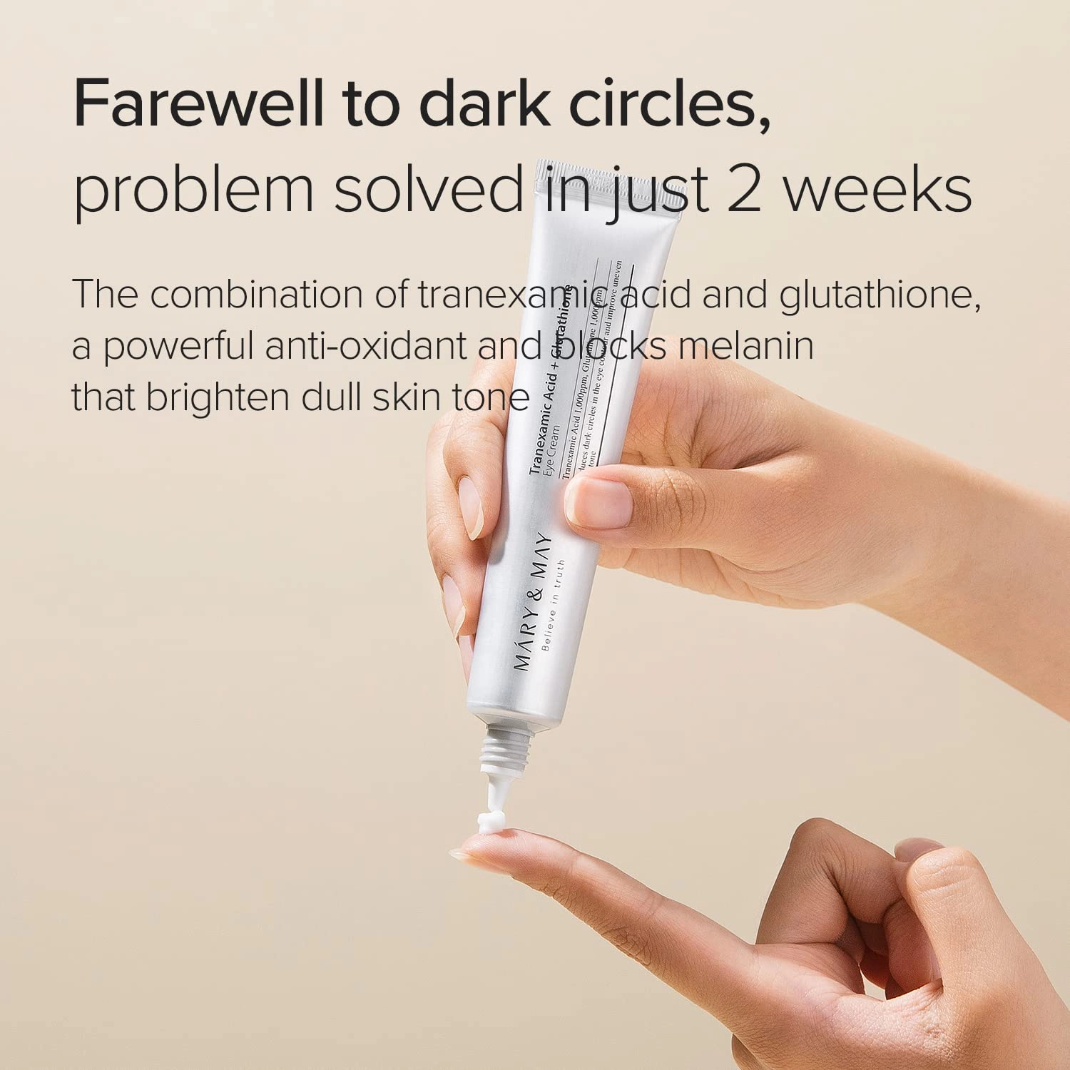 Mary & May Tranexamic Acid   Glutathione Eye Cream