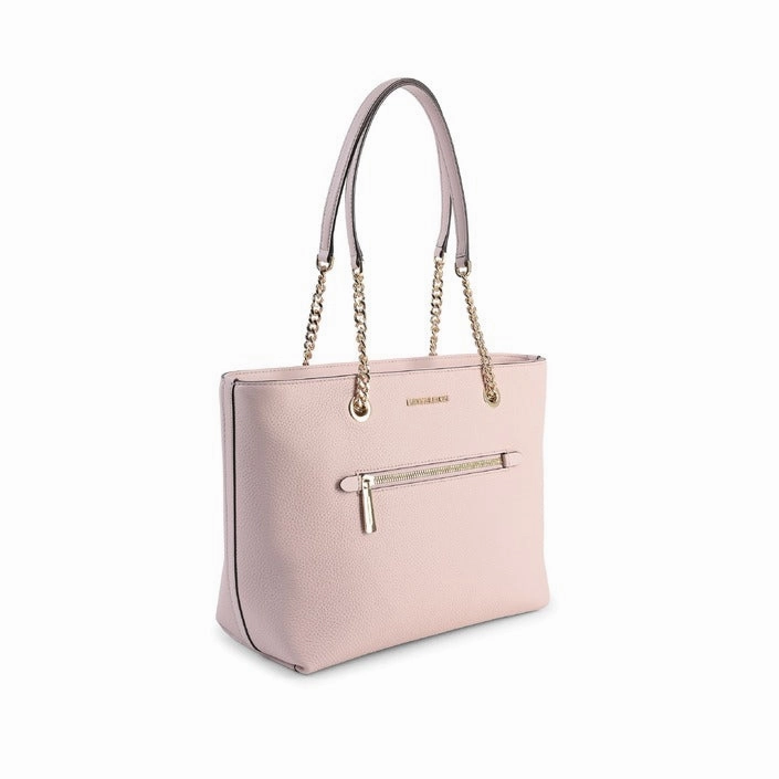 Michael Kors Jet Set Leather Chain Tote Bag - Powder Blush