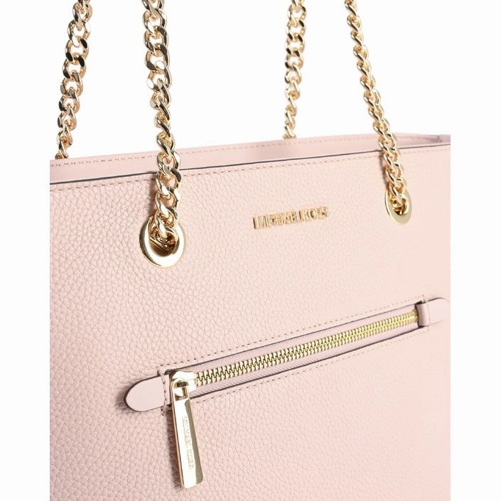 Michael Kors Jet Set Leather Chain Tote Bag - Powder Blush