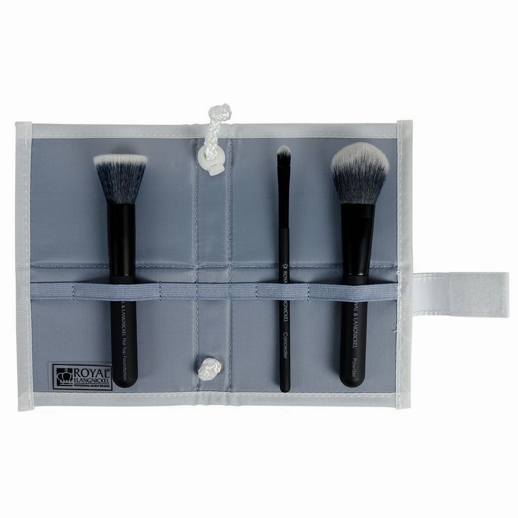 MŌDA® Complexion Perfection 4pc Black Brush Kit